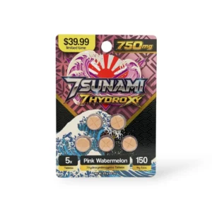 Tsunami 7-Hydroxy 150mg Chewable Pink Watermelon Tablets