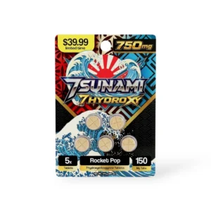 Tsunami 7-Hydroxy 150mg Chewable Rocket Pop Tablets